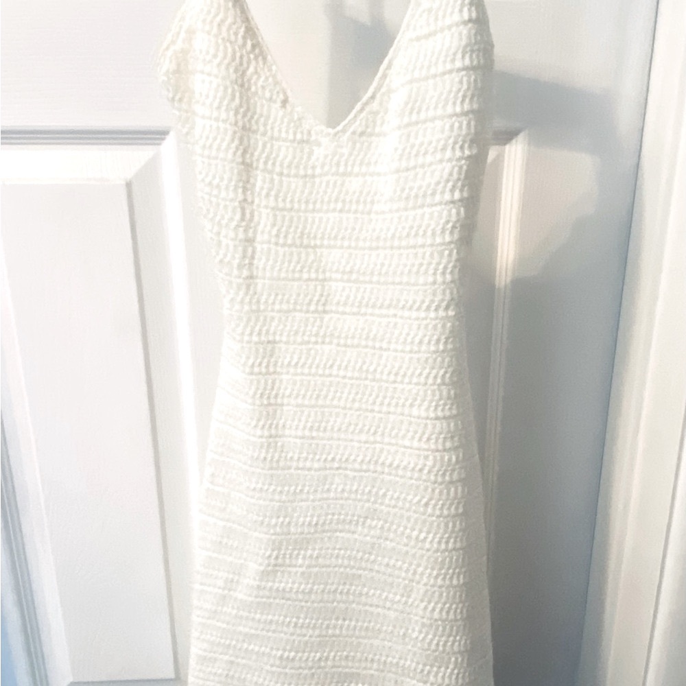 Tiger Mist White Backless Dress